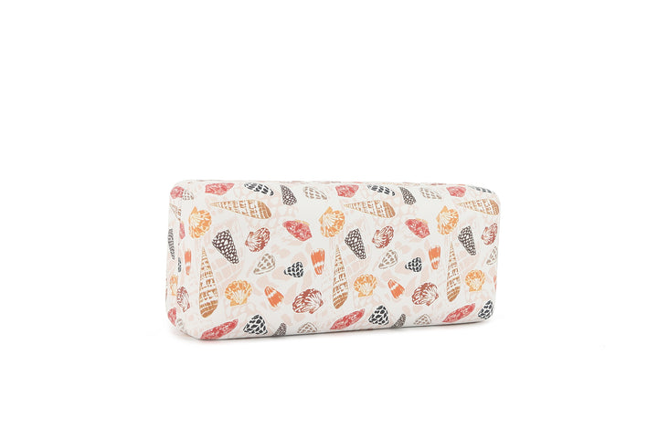 Glass Case Box Cone Shells White
