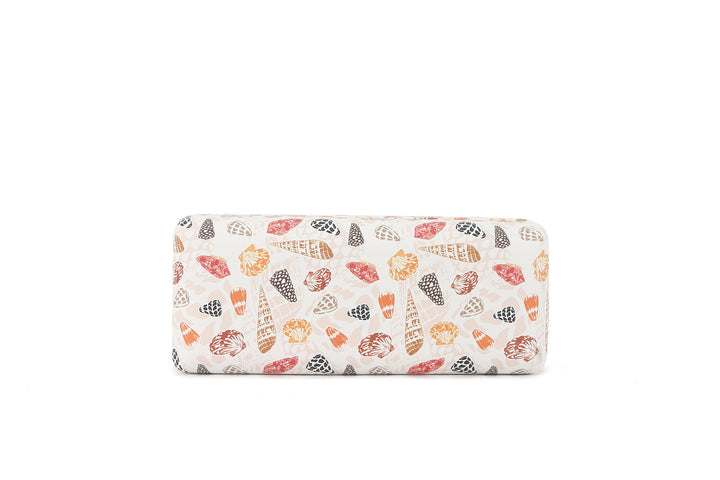 Glass Case Box Cone Shells White