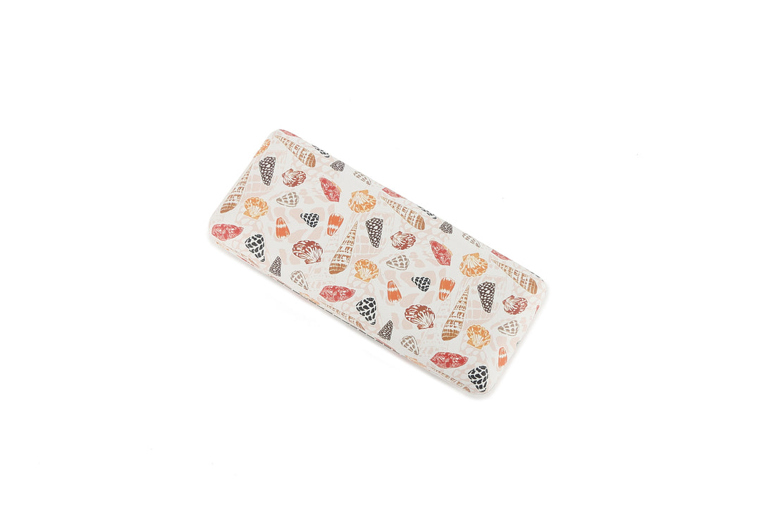 Glass Case Box Cone Shells White