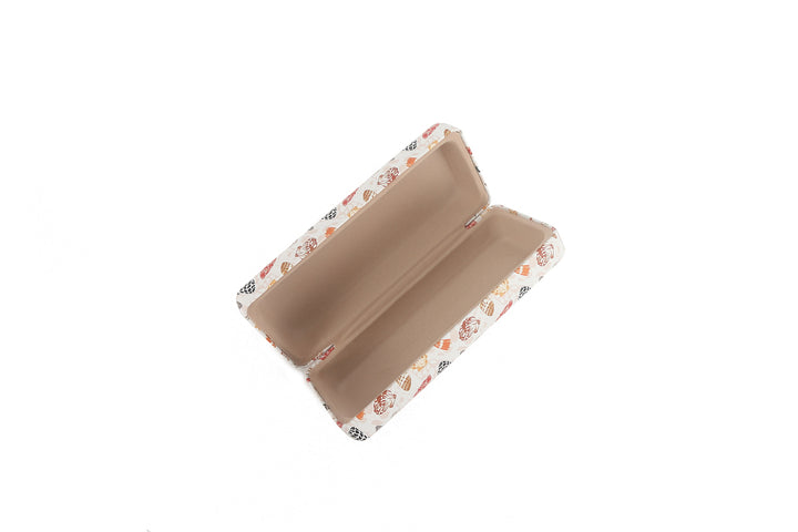 Glass Case Box Cone Shells White