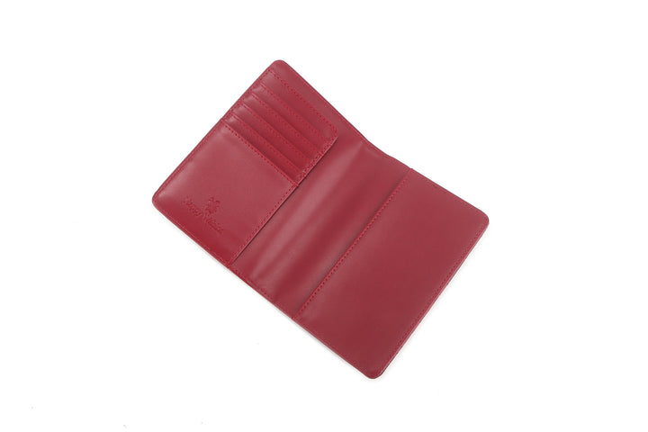 Passport Cover Annie Anthurium Embossed Brown-Red