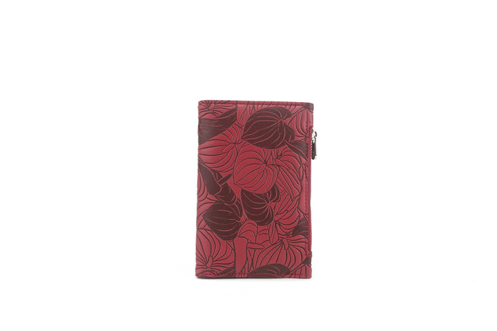 Wallet Joanne Anthurium Embossed Brown-Red