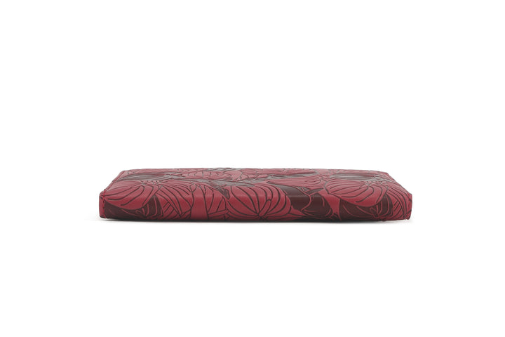 Wallet Teyla Anthurium Embossed Brown-Red