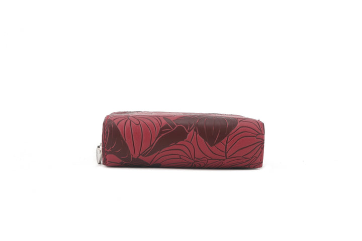 Wallet Meily Anthurium Embossed Brown-Red