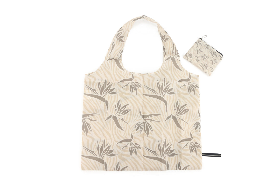 Foldable Bag Jake Bird of Paradise Cream
