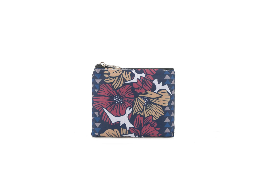 Foldable Bag Jake Iwi Hibiscus Navy