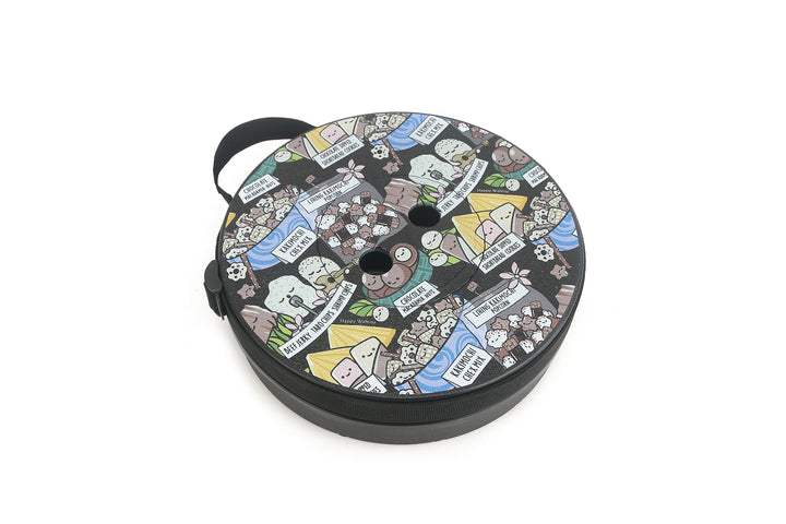 Telescopic Chair Local Snacks Black