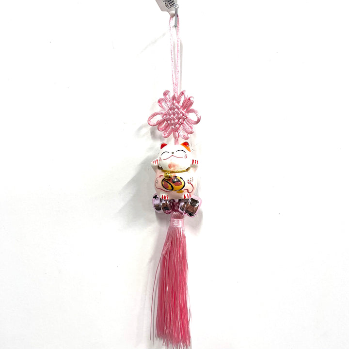 CNY Pink Lucky Cat Charm