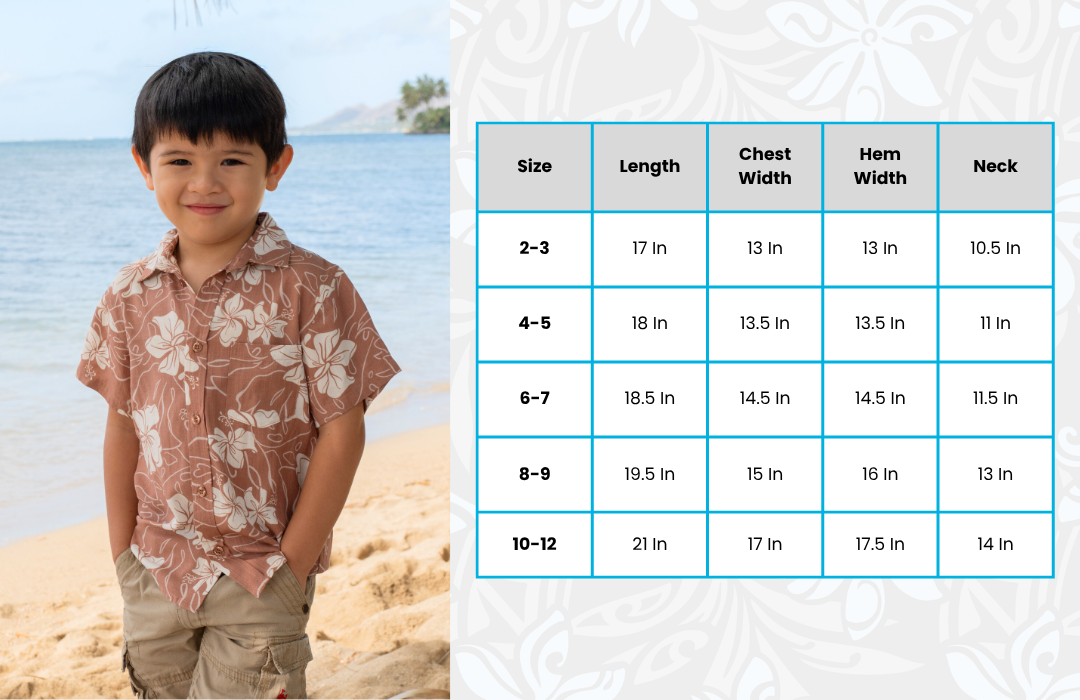 Boys Shirt Ikaika Lauae Grey