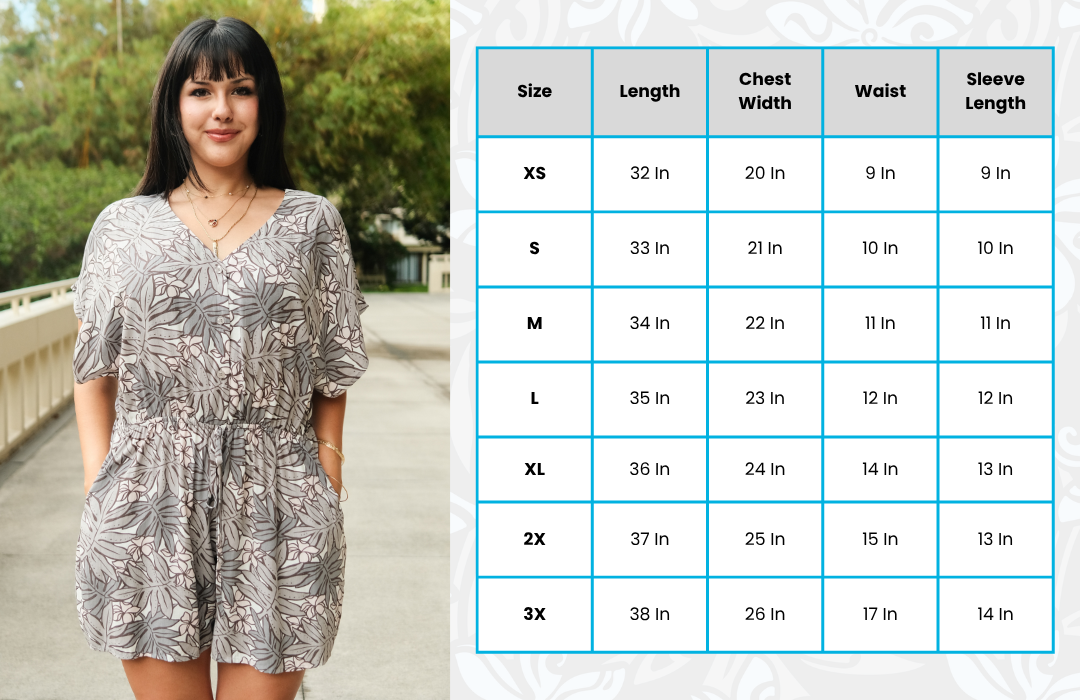 Romper Malia Hibiscus Mocha