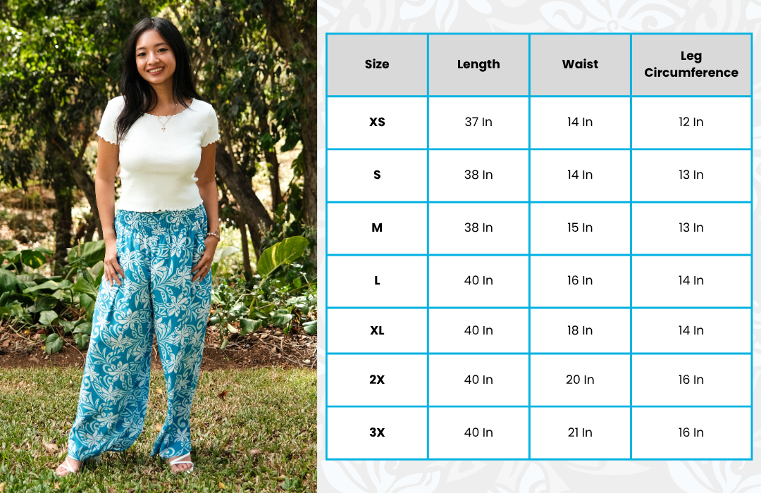 Pants Lilo Tiare Infinity Blue