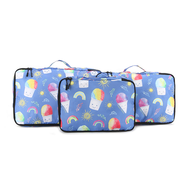 Packing Cubes Compression Shave Ice Blue (3-piece)