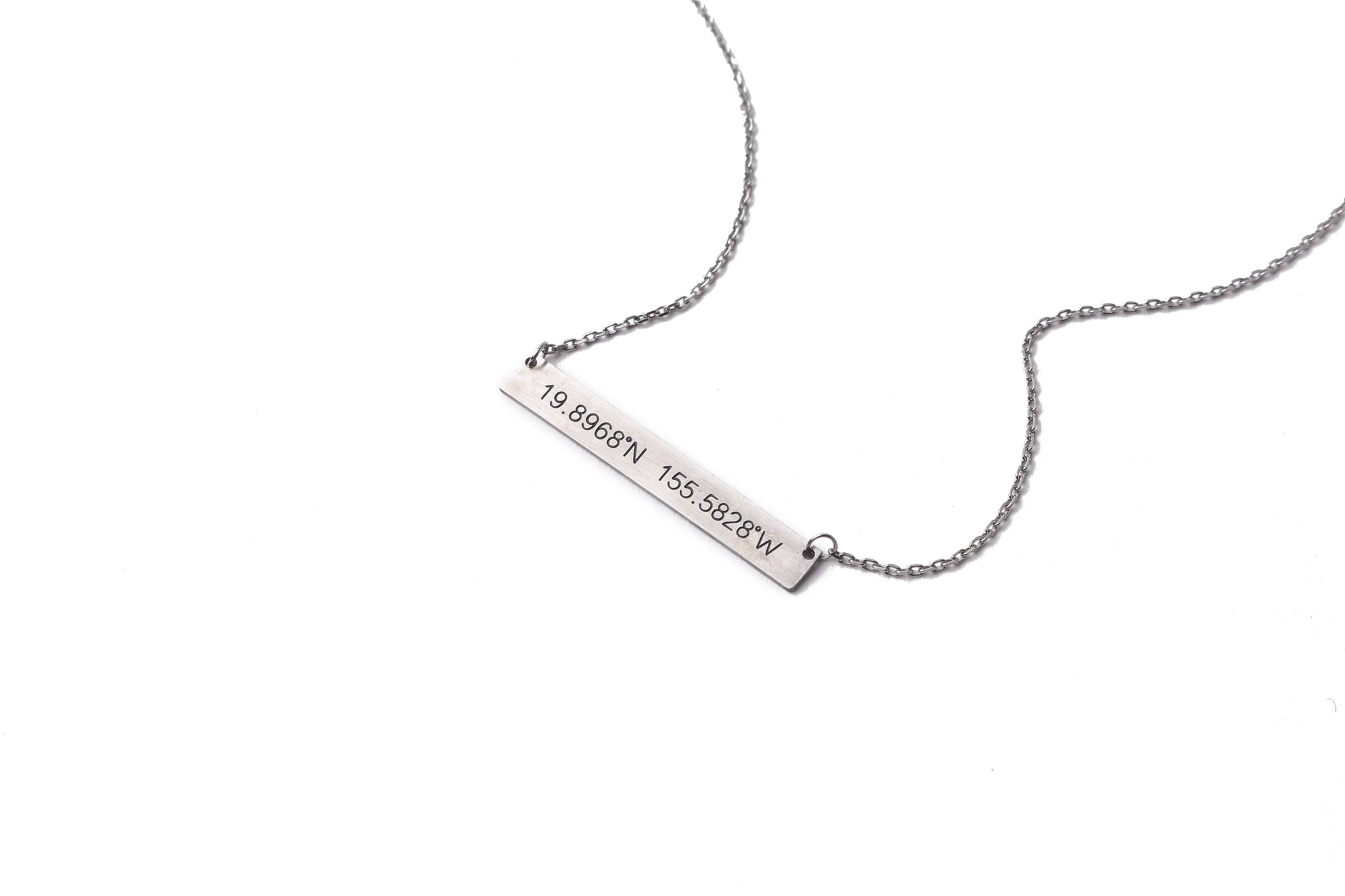Necklace Aloha Bar Silver