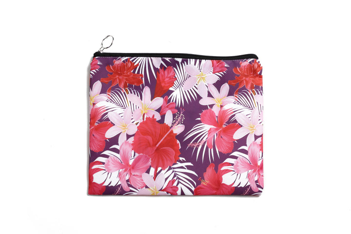 Pouch Set Everyday Hawaii Hibiscus Pink 3-piece