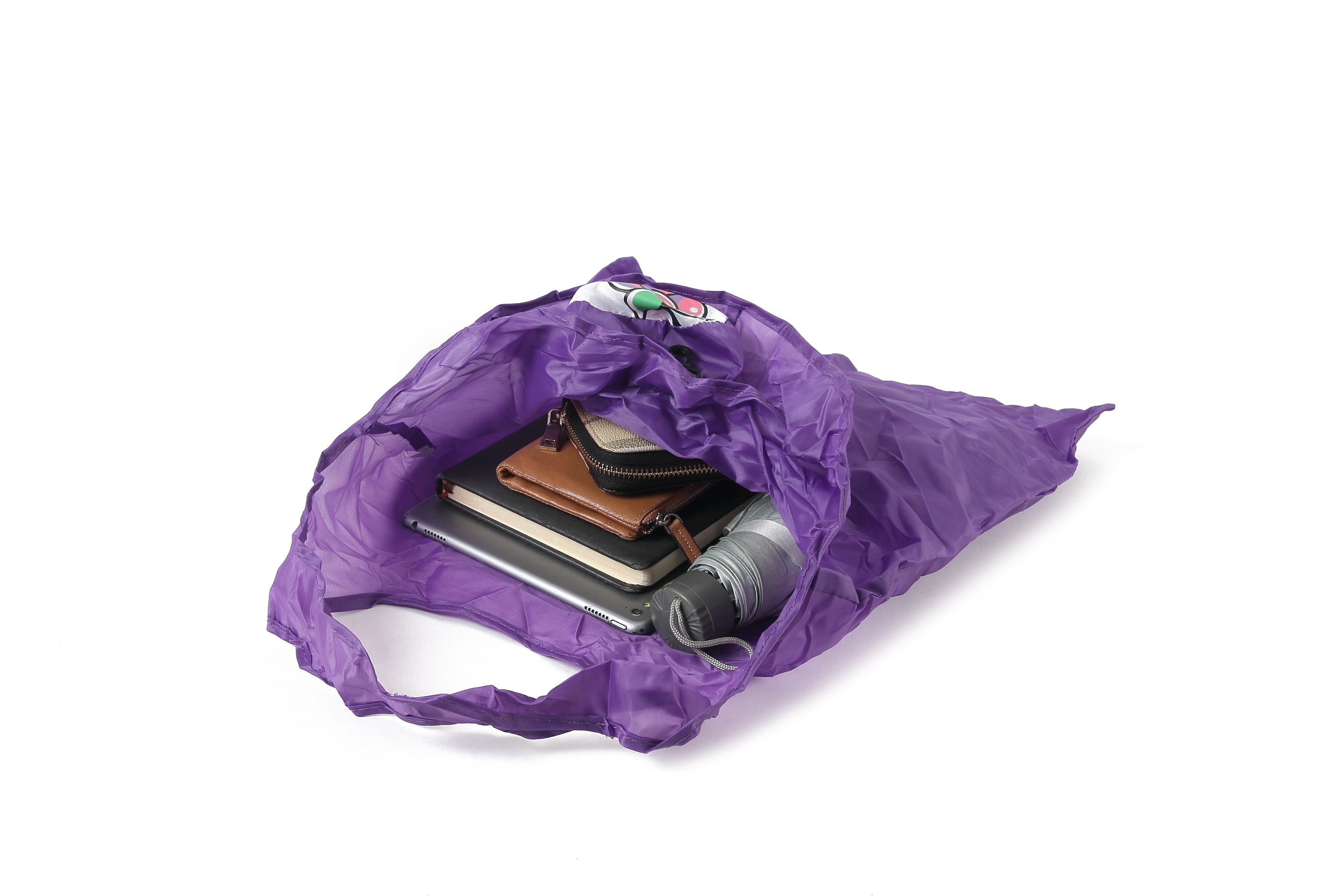 Foldable Bag Small Grape Purple