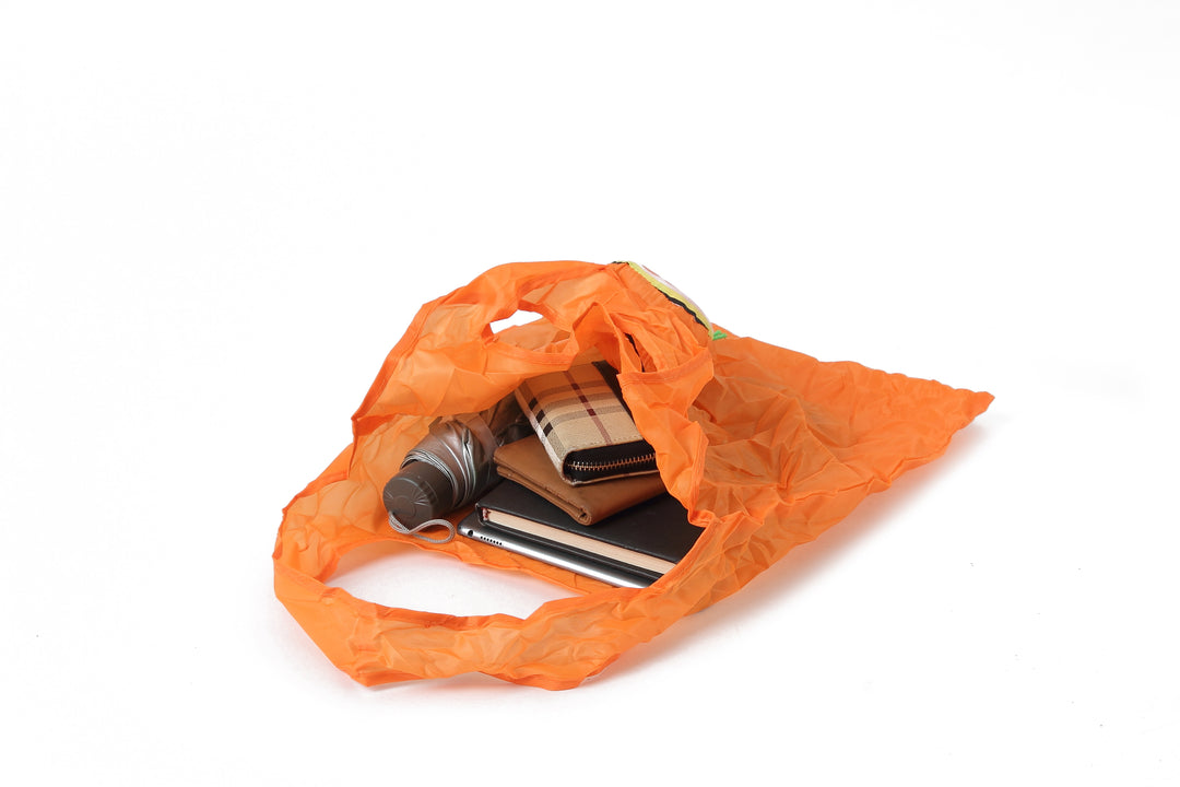 Foldable Bag Small Orange Orange