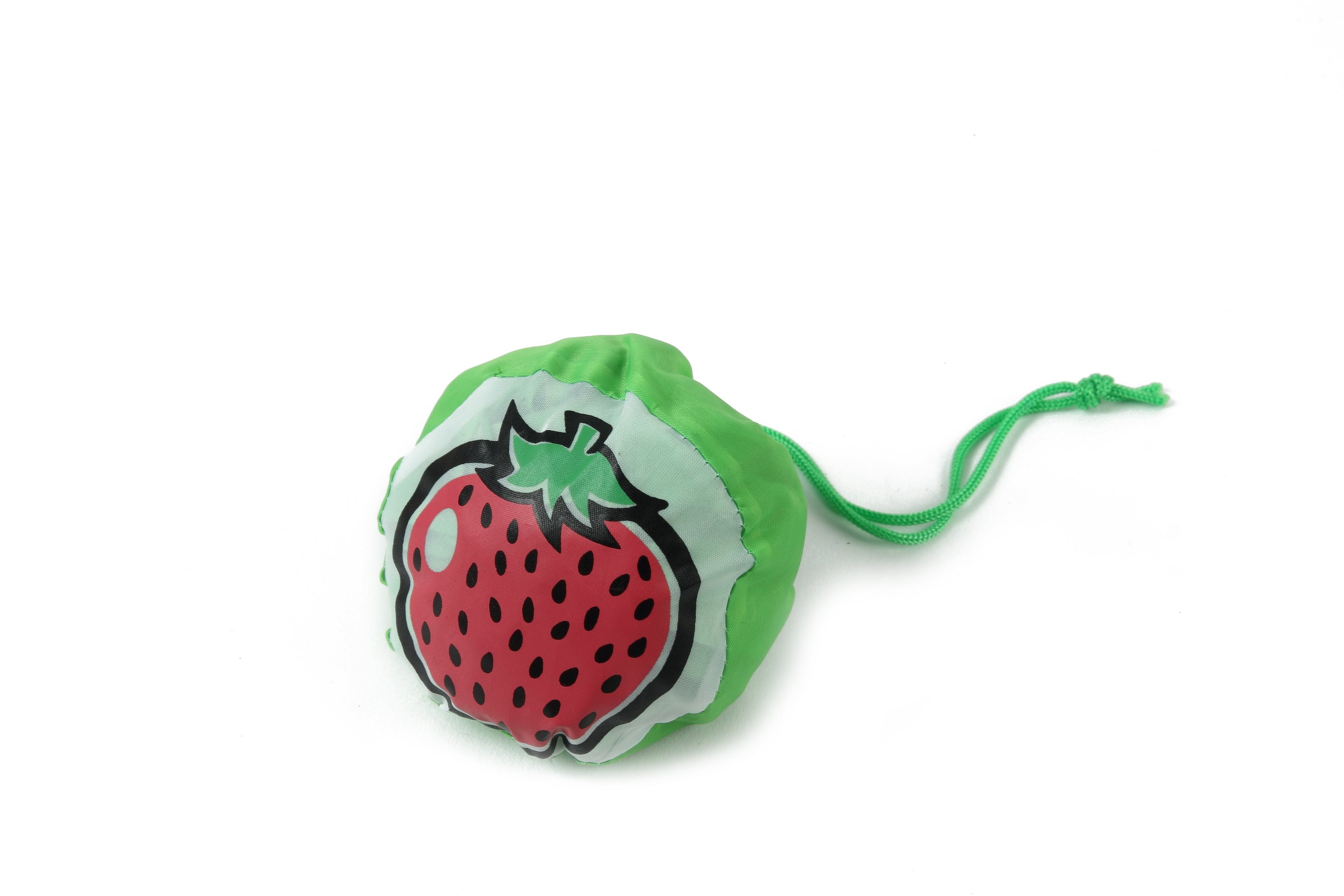 Foldable Bag Small Strawberry Green