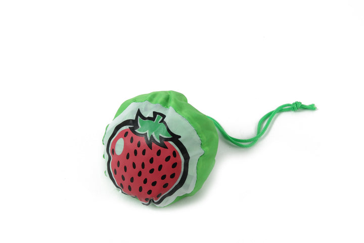 Foldable Bag Small Strawberry Green