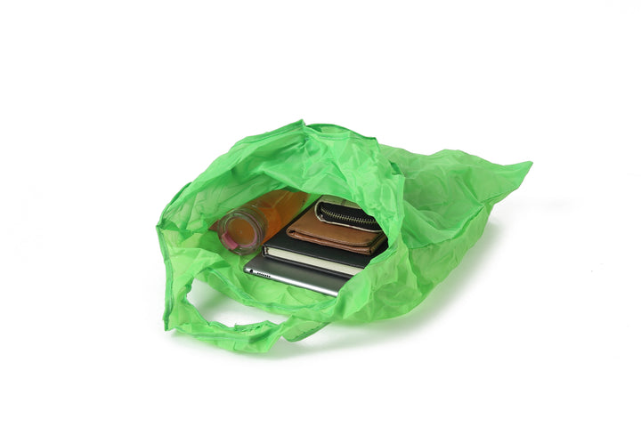 Foldable Bag Small Strawberry Green