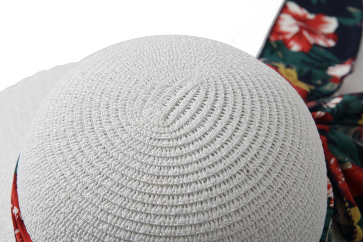 Hat Round Tulip White