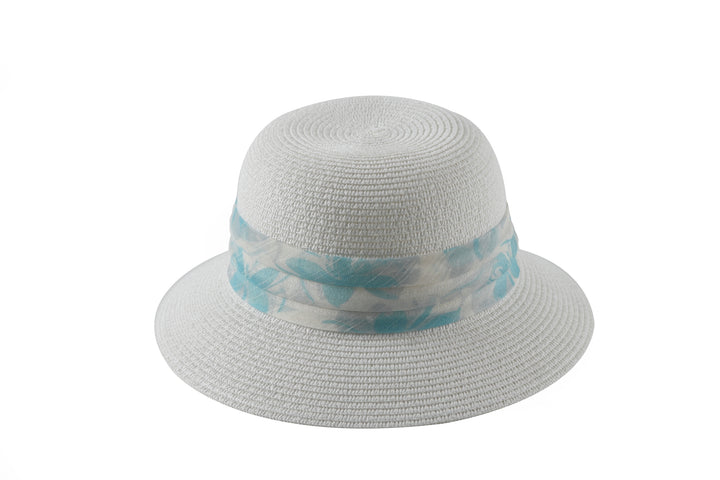 Hat Round Daffodil White