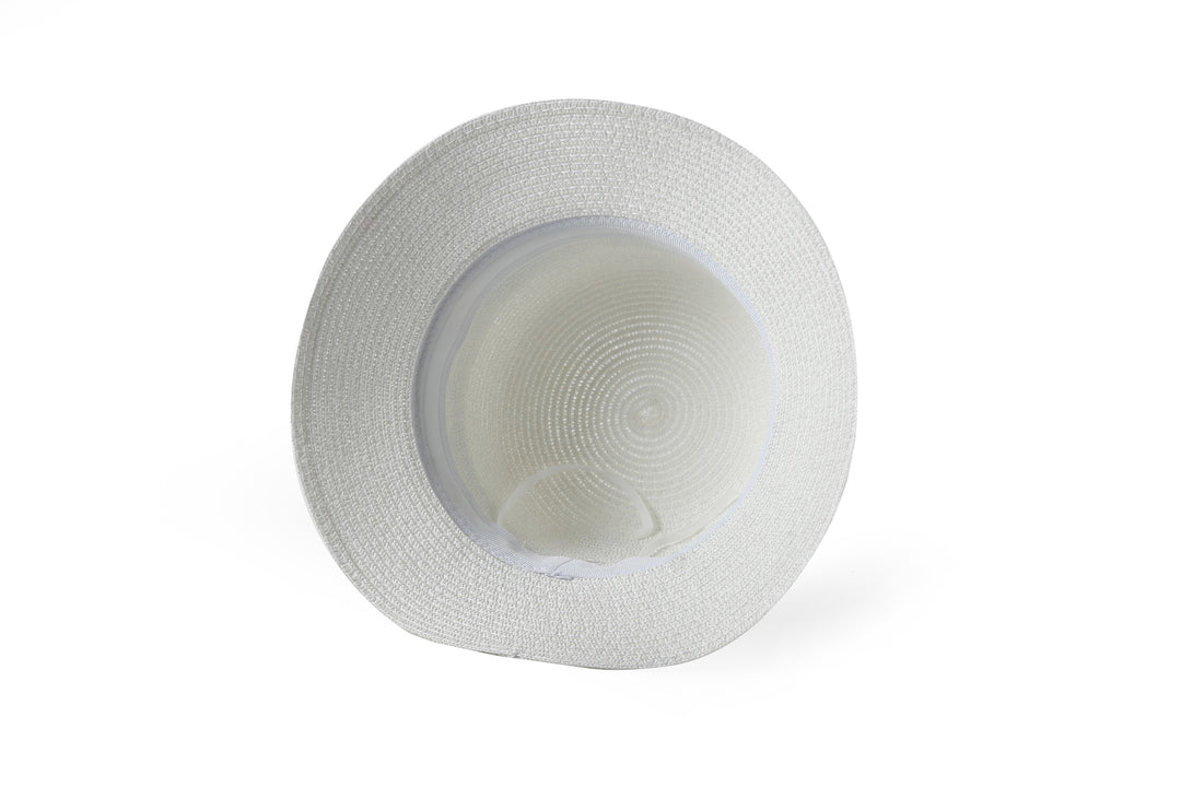 Hat Round Daffodil White