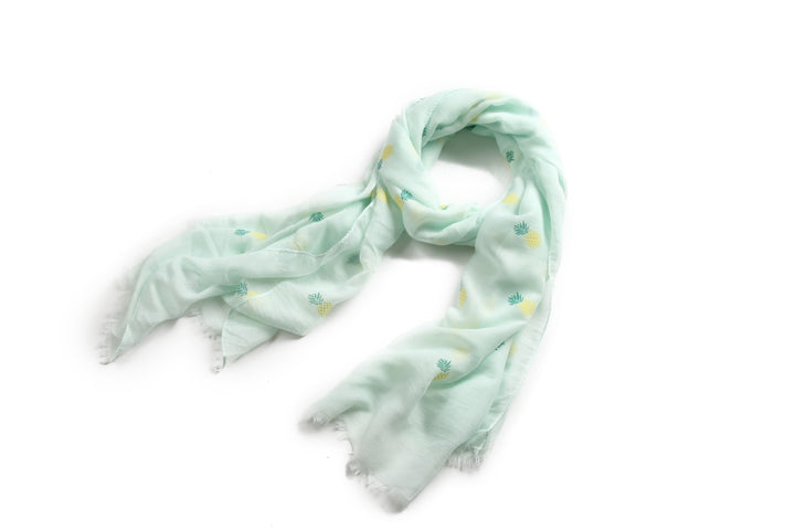 Scarf Danielle Textured Pineapple Mint