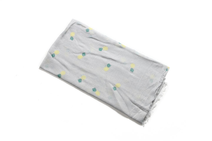 Scarf Danielle Textured Pineapple Grey