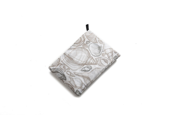 Foldable Bag Jackie Seashells Grey