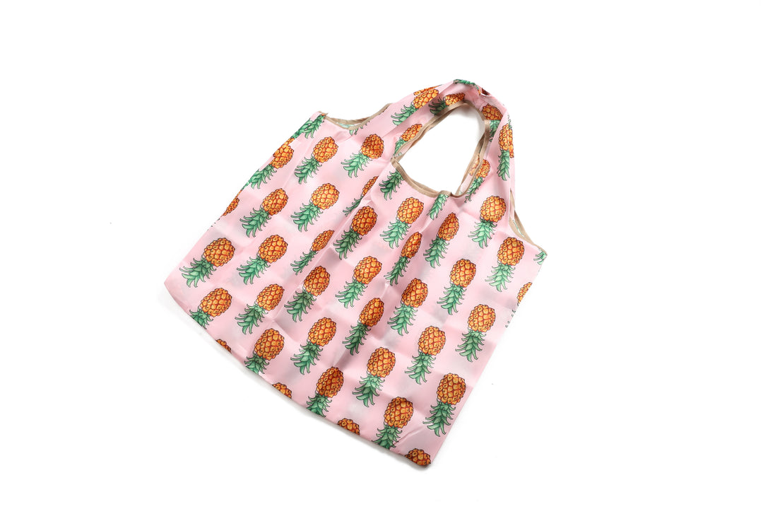 Foldable Bag Jackie Pineapple Pink