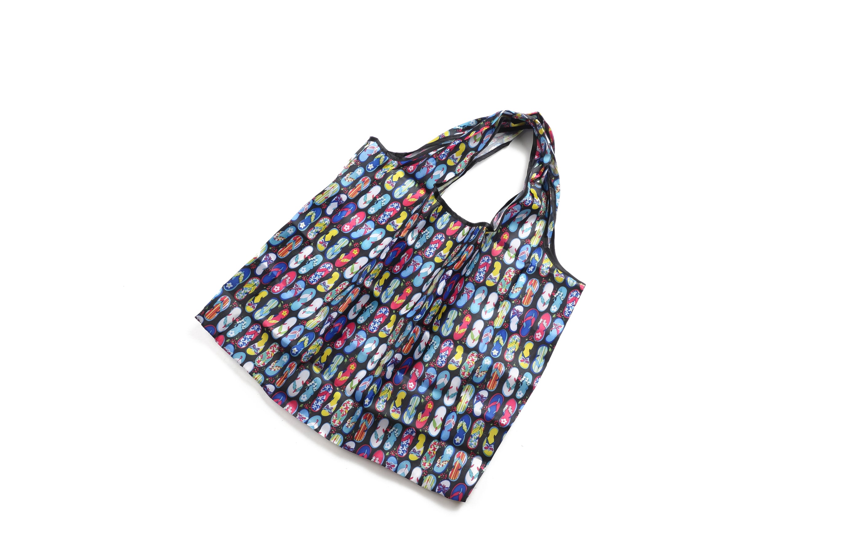 Foldable Bag Jackie Flip Flop Black