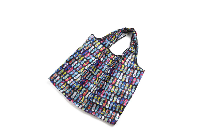 Foldable Bag Jackie Flip Flop Black