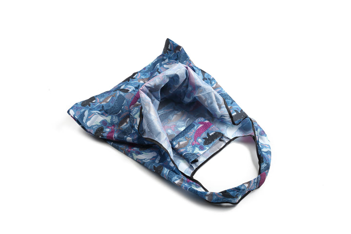 Foldable Bag Jackie Whales Blue