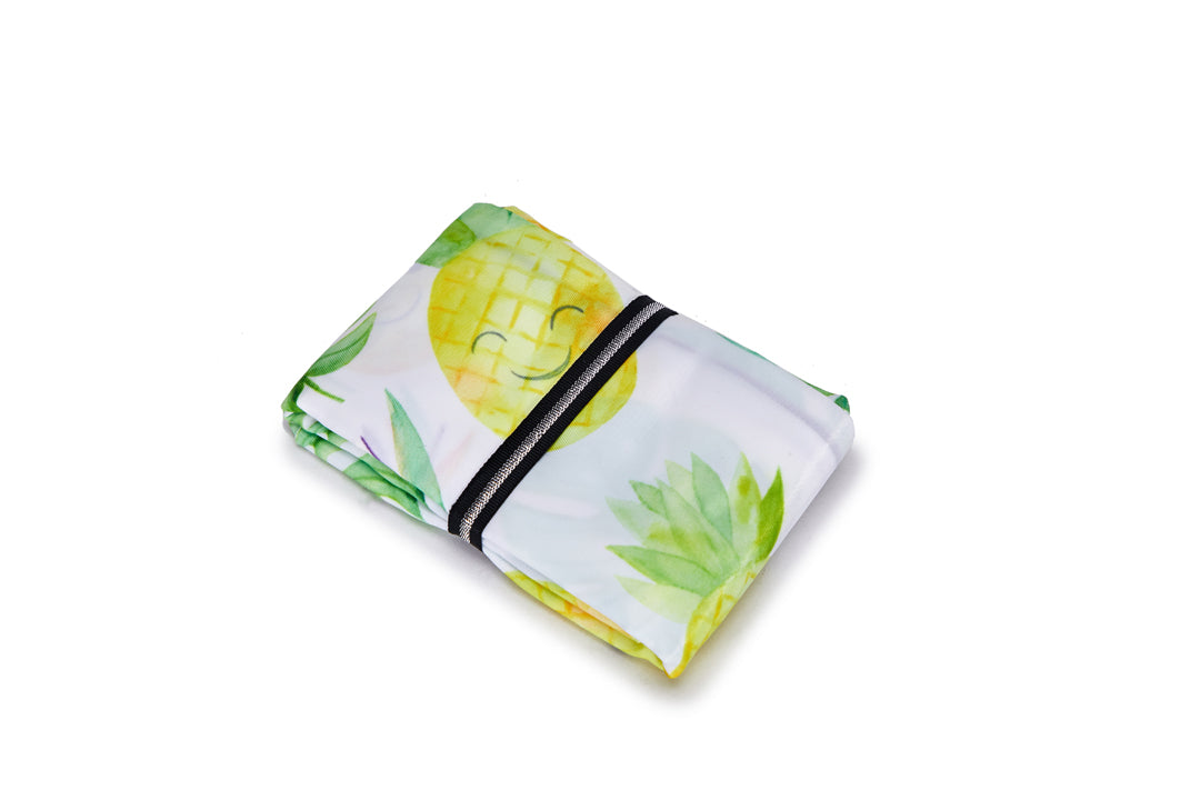Foldable Bag Jake Monstera Pineapple White