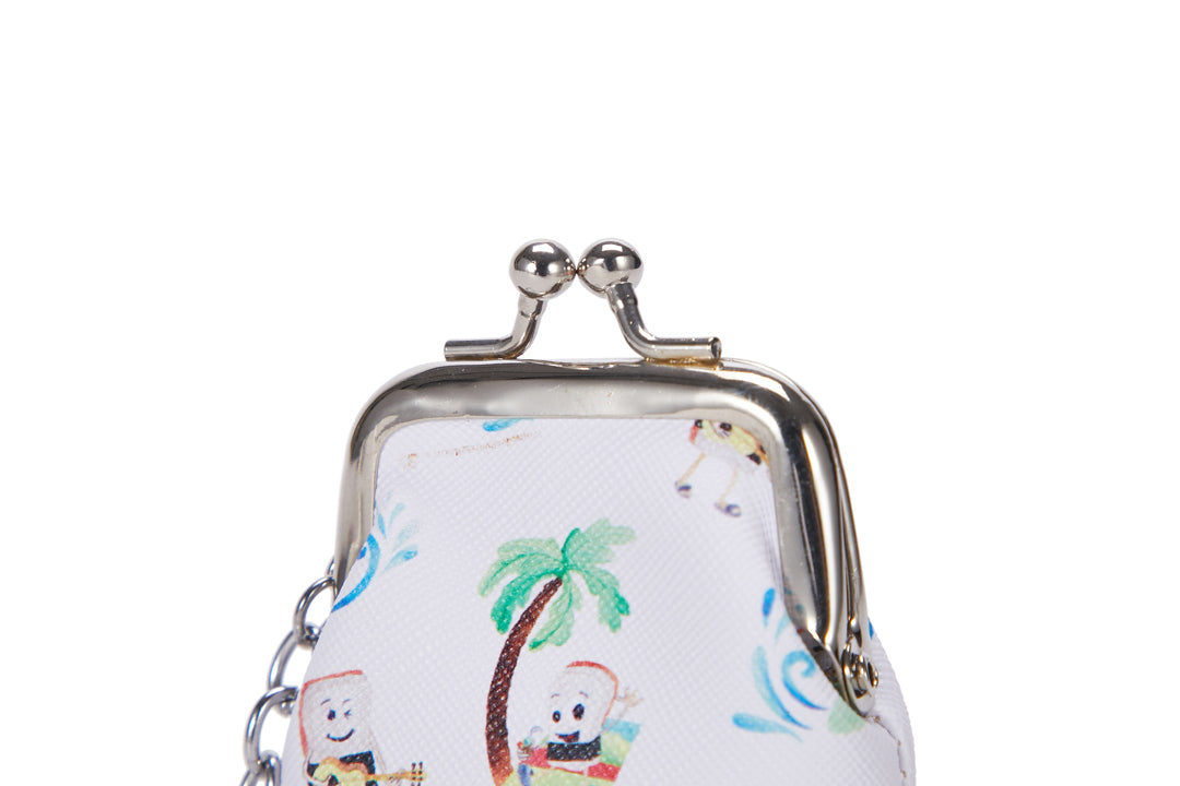 Pouch Coin Small Musubi White