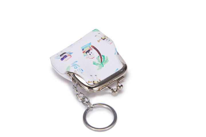 Pouch Coin Small Musubi White