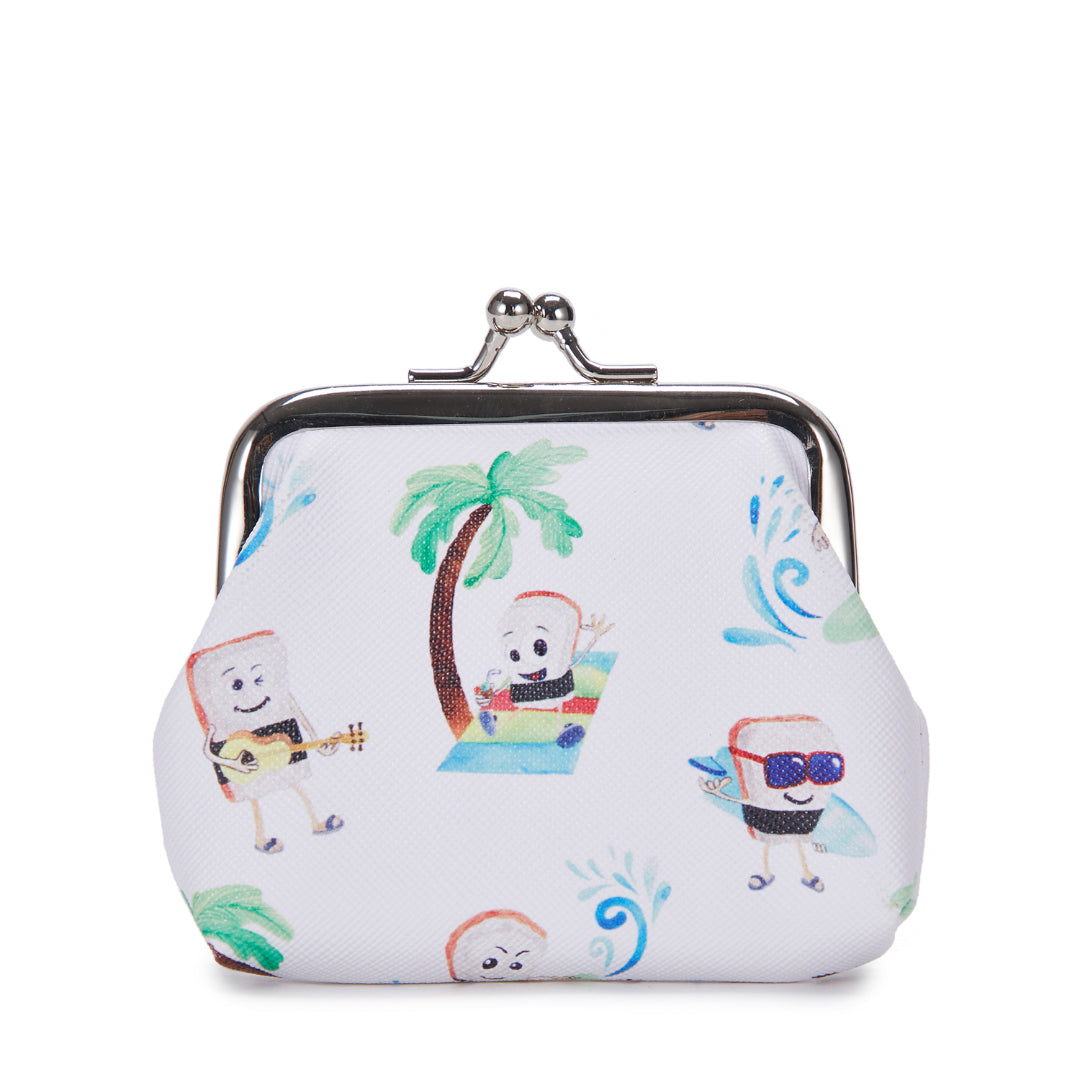 Coin Pouch Large Musubi White