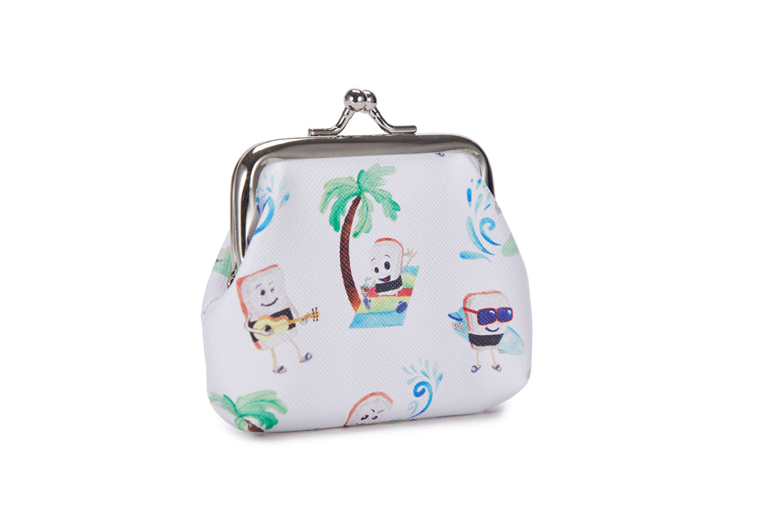 Coin Pouch Large Musubi White