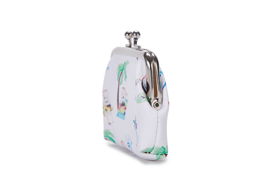 Coin Pouch Large Musubi White
