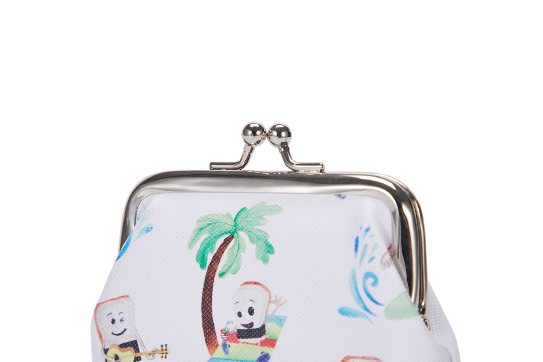 Coin Pouch Large Musubi White