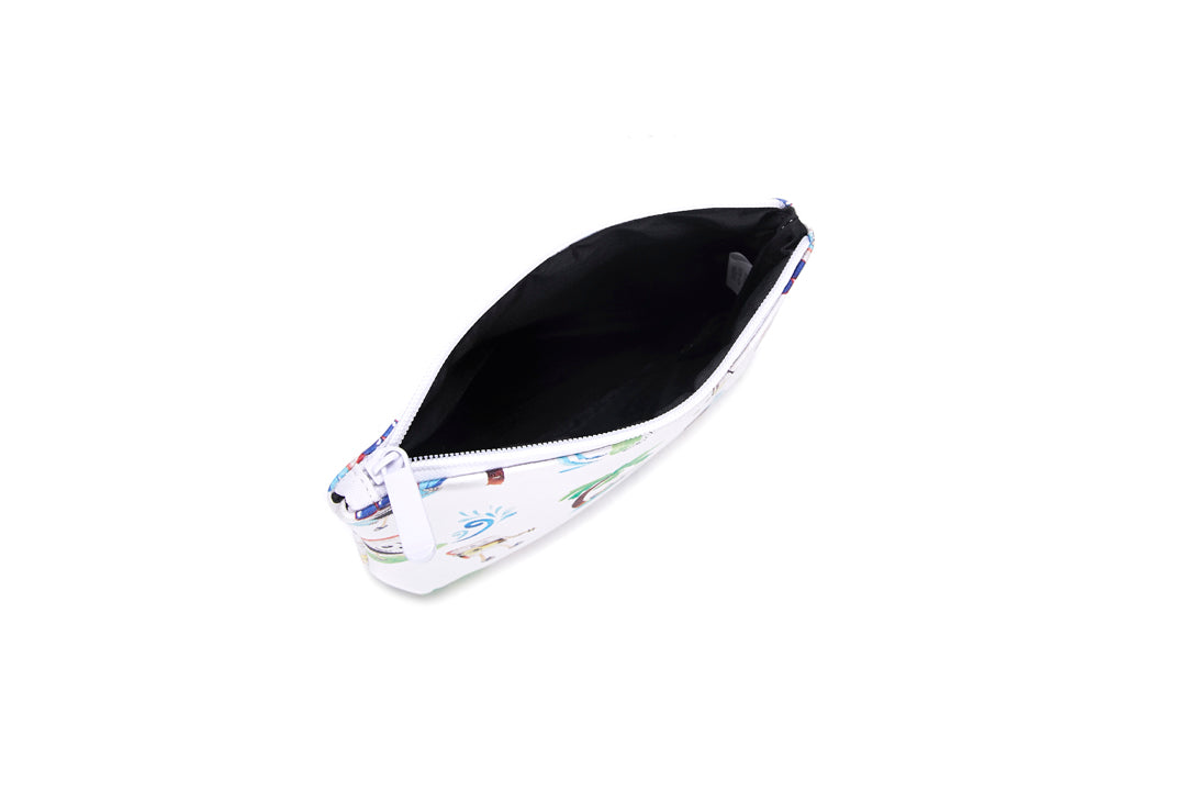 Pouch Gusset Small Musubi White