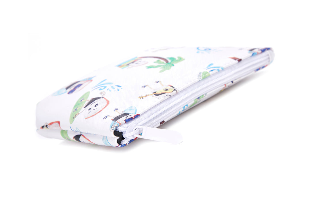 Pouch Gusset Small Musubi White