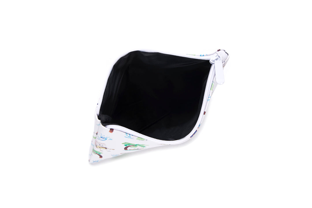 Pouch Zip Medium Musubi White