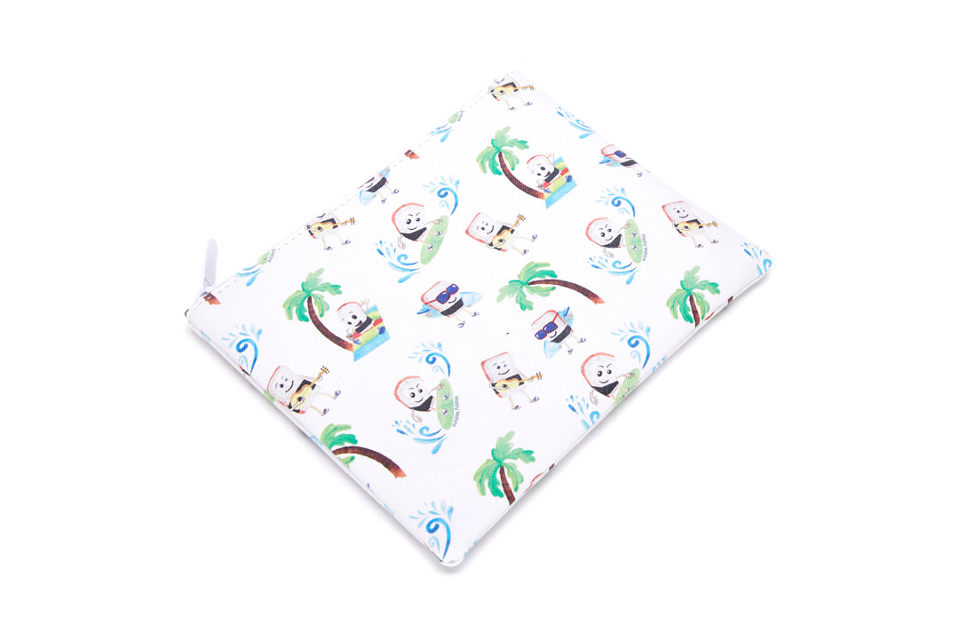 Pouch Zip Medium Musubi White