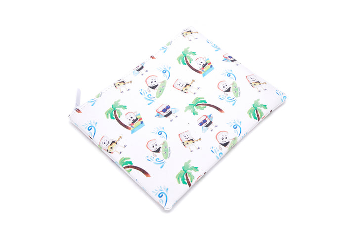 Pouch Zip Medium Musubi White
