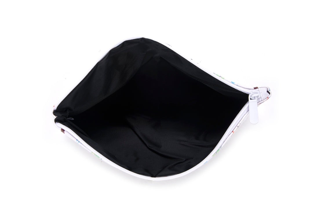 Pouch Zip Large Musubi White