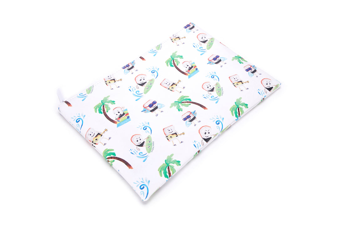 Pouch Zip Large Musubi White