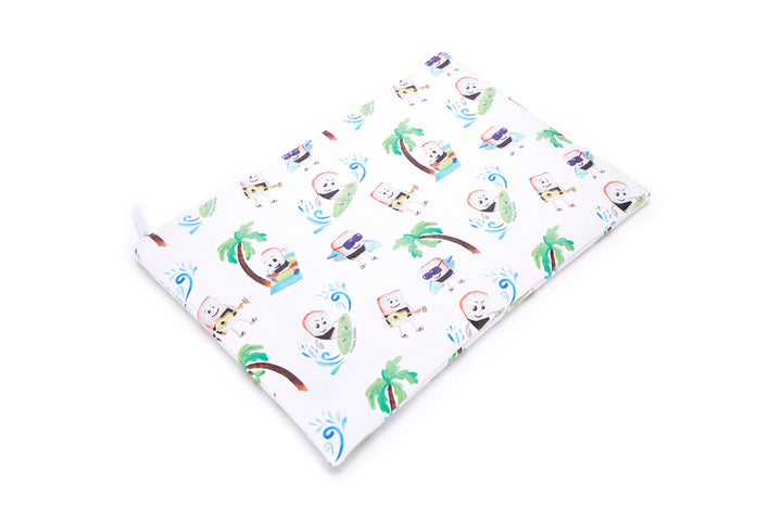 Pouch Zip Large Musubi White
