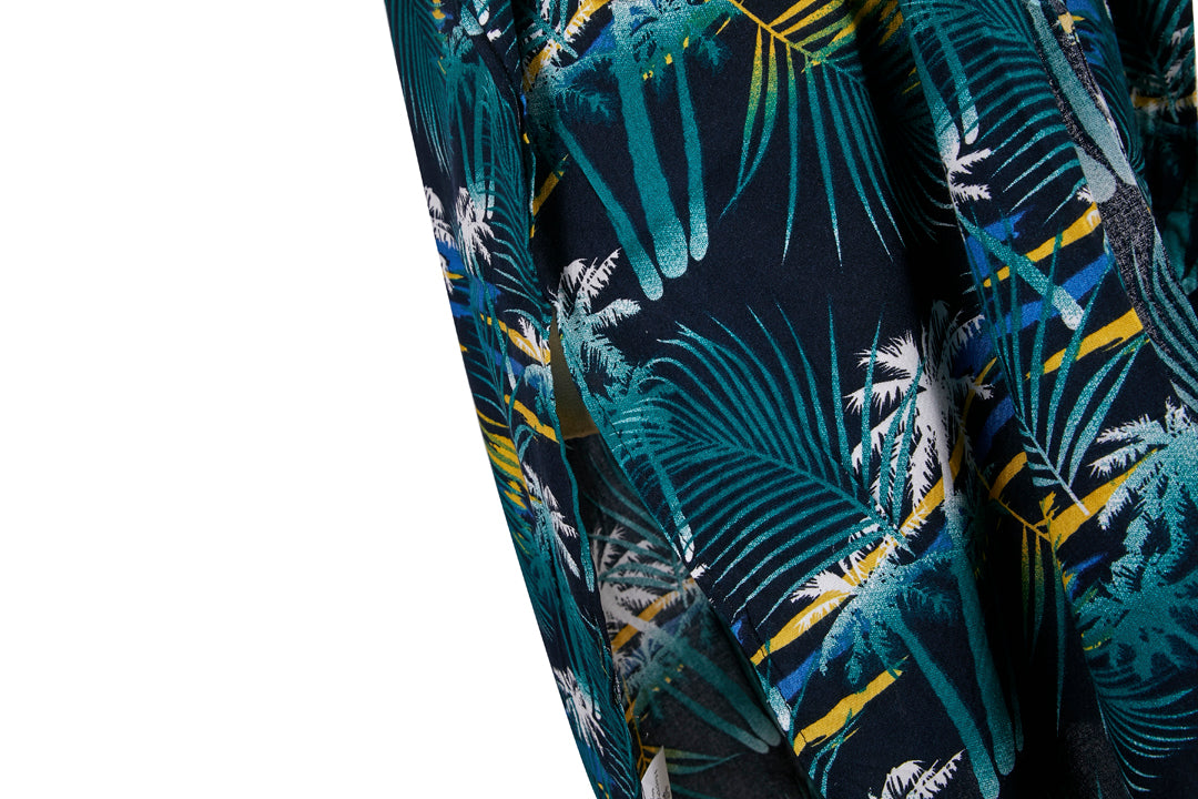 Coverup Nikki Palm Tree Island Black