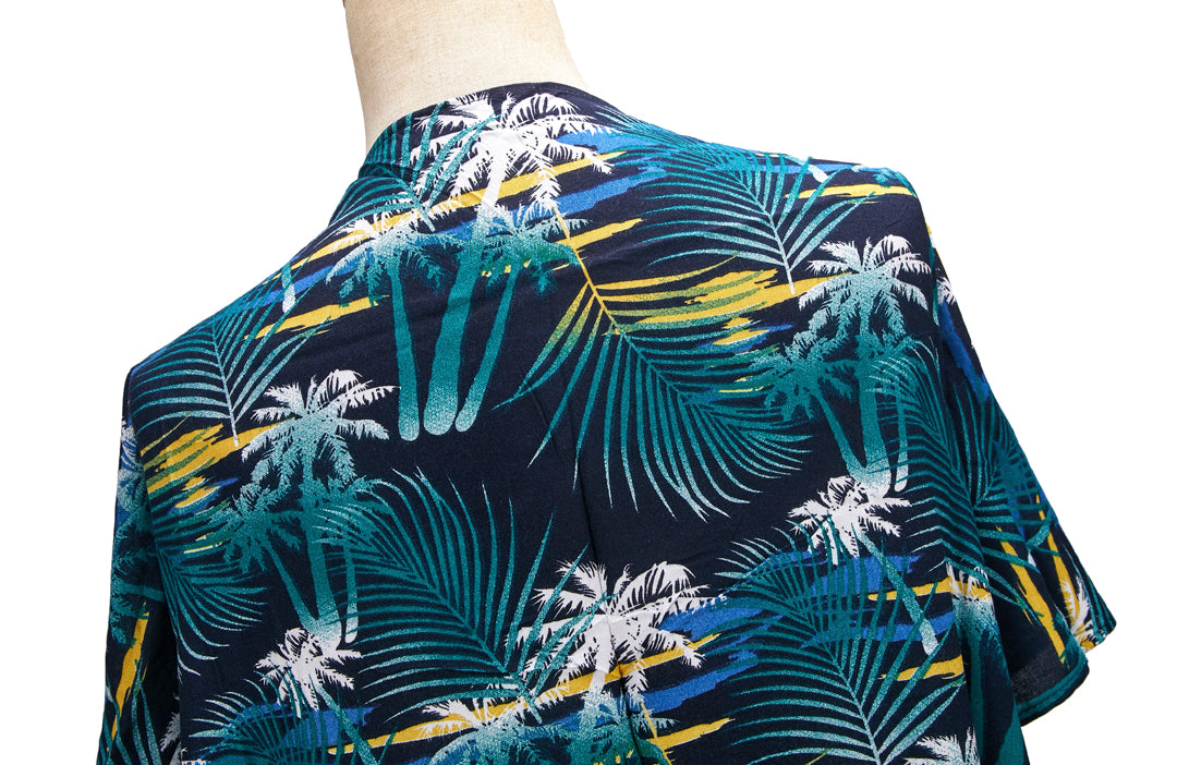 Coverup Nikki Palm Tree Island Black